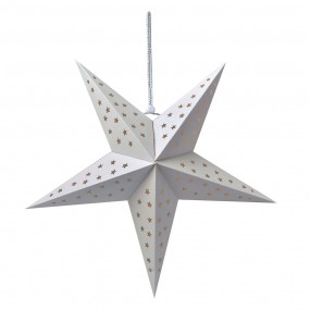 26PA0512MW Hanging star 45x15x45 cm White Paper