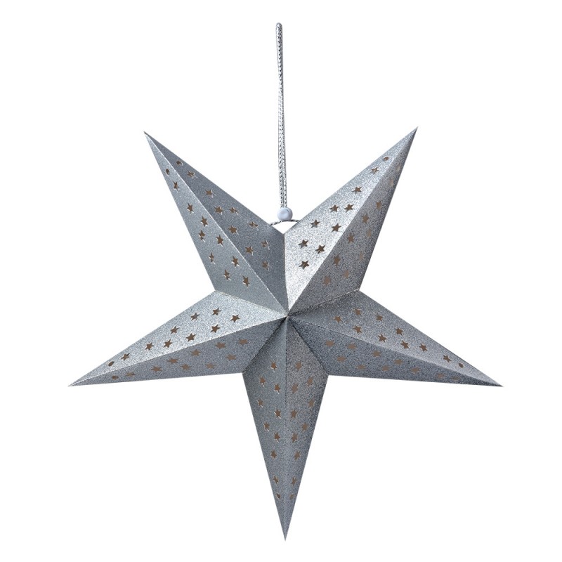 6PA0512MZI Hanging star 45x15x45 cm Silver colored Paper