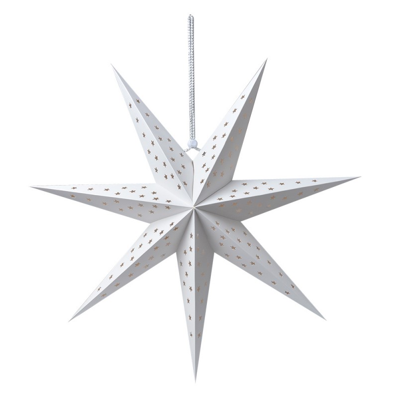 6PA0515L Hanging star 60x22x60 cm White Paper