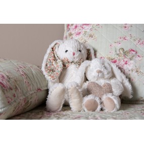 2TW0598BE Stuffed toy Rabbit 15x9x24 cm Beige Plush