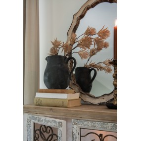 26CE1581M Brocca decorativa 16x13x15 cm Grigio Ceramica Accessori per la casa