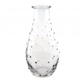 26GL4062 Vase Ø 7x14 cm Glas Glasvase