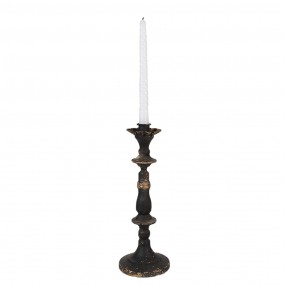 26Y5454 Kerzenständer 30 cm Schwarz Goldfarbig Eisen Kerzenständer