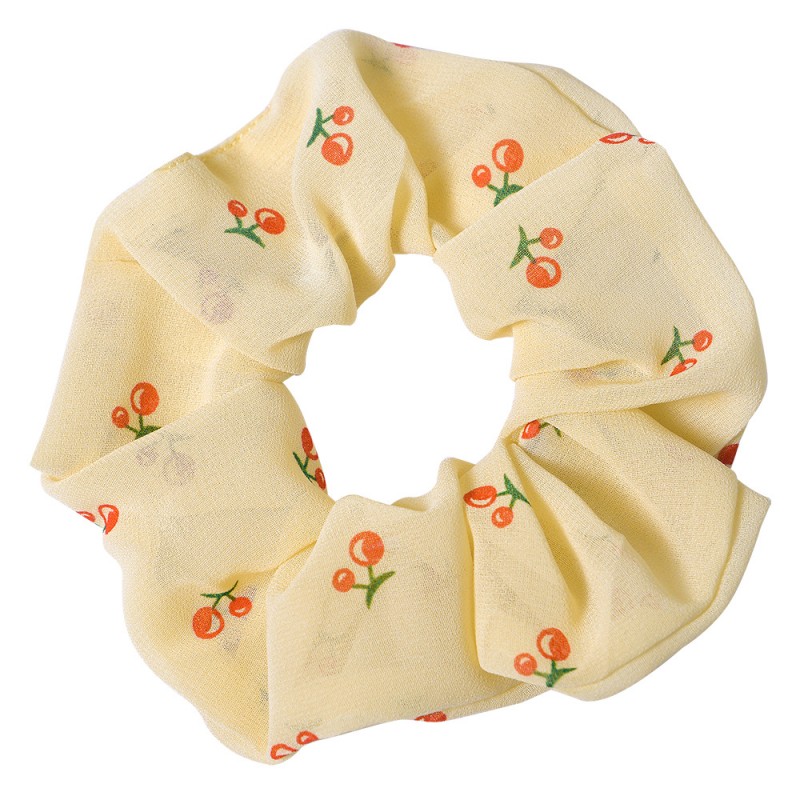 MLHCD0161Y Scrunchie Haarelastiek  Ø 10 cm Geel Polyester