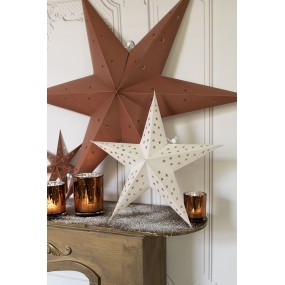 26PA0512MW Hanging star 45x15x45 cm White Paper