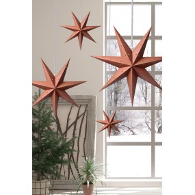 26PA0514L Hanging star 60x22x60 cm Brown Paper