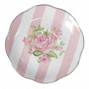 2SWRKS Tasse et soucoupe 200 ml Rose Blanc Porcelaine Roses