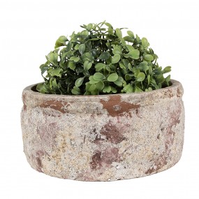 26TE0529M Bloempot Ø 18x8 cm Beige Bruin Terracotta