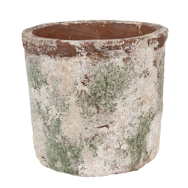 6TE0526XL Bloempot Ø 18x16 cm Beige Terracotta