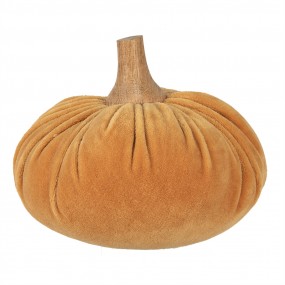 265428 Decorazione Zucca Ø 15x12 cm Arancione Tessuto