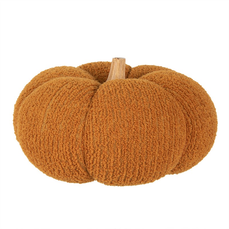 65453 Decorazione Zucca Ø 25x16 cm Arancione Tessuto