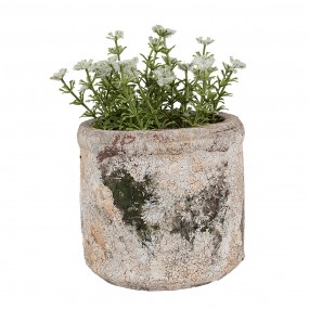 26TE0516S Planter Ø 12x11 cm Beige Green Terracotta