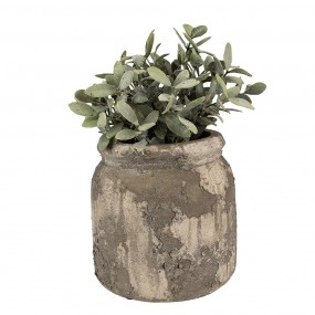 26TE0518M Blumentopf Ø 14x13 cm Grau Beige Terrakotta