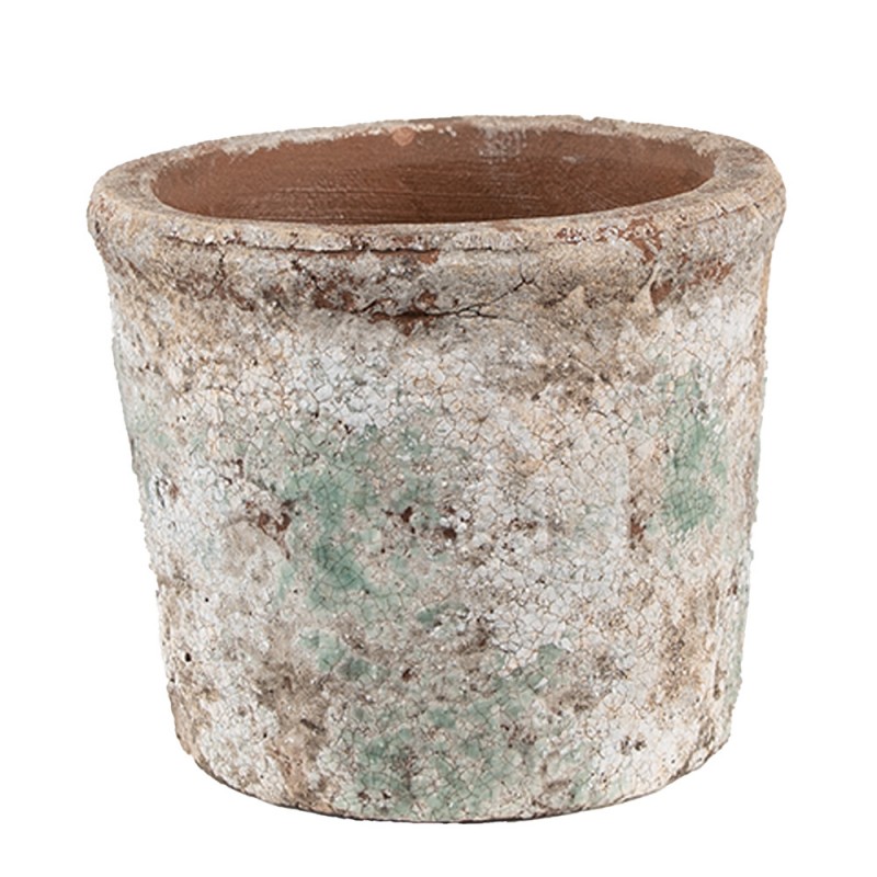 6TE0519S Planter Ø 13x11 cm Beige Terracotta