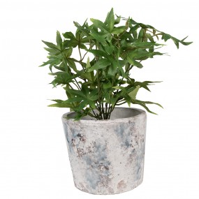 26TE0520L Planter Ø 18x15 cm White Blue Terracotta