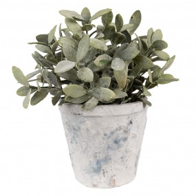 26TE0520M Planter Ø 12x11 cm White Blue Terracotta