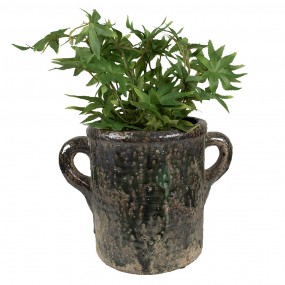 26TE0521L Bloempot 26x18x21 cm Groen Terracotta