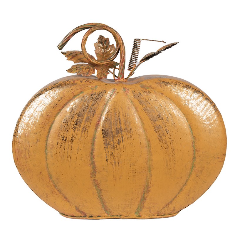 6Y5623 Decorazione Zucca 34x15x32 cm Arancione Ferro