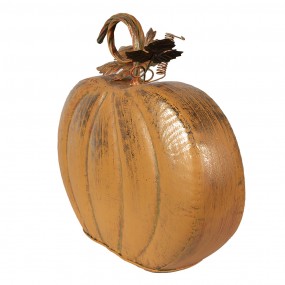 26Y5623 Decorazione Zucca 34x15x32 cm Arancione Ferro