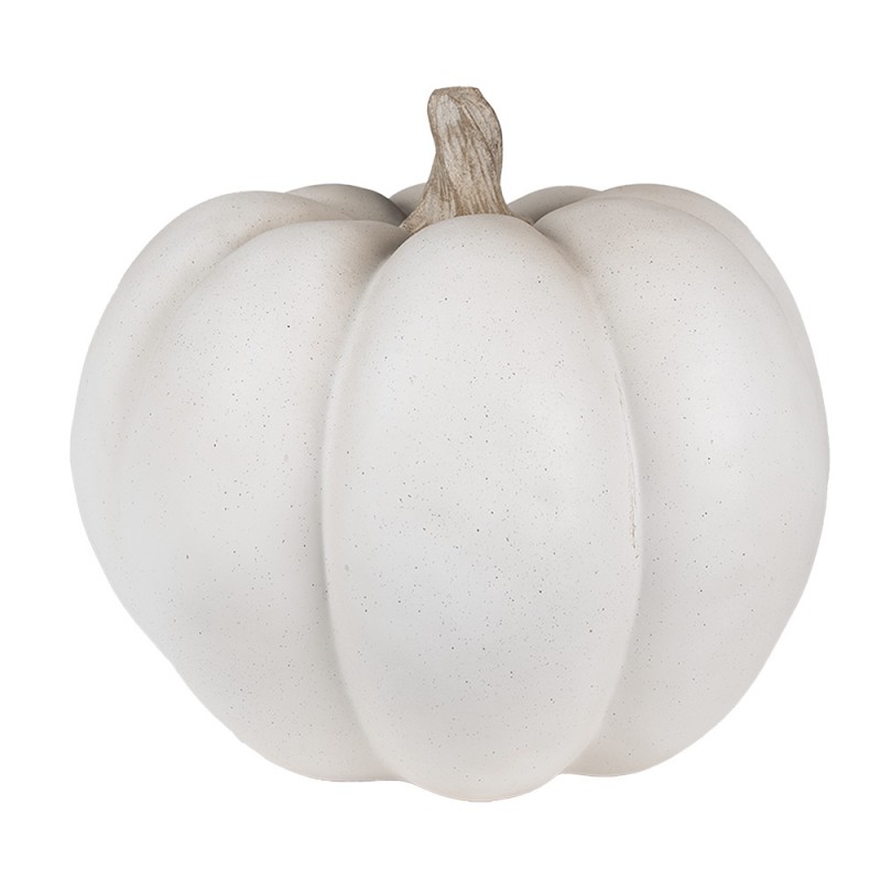 6PR4368 Decoration Pumpkin Ø 31x27 cm Grey Plastic