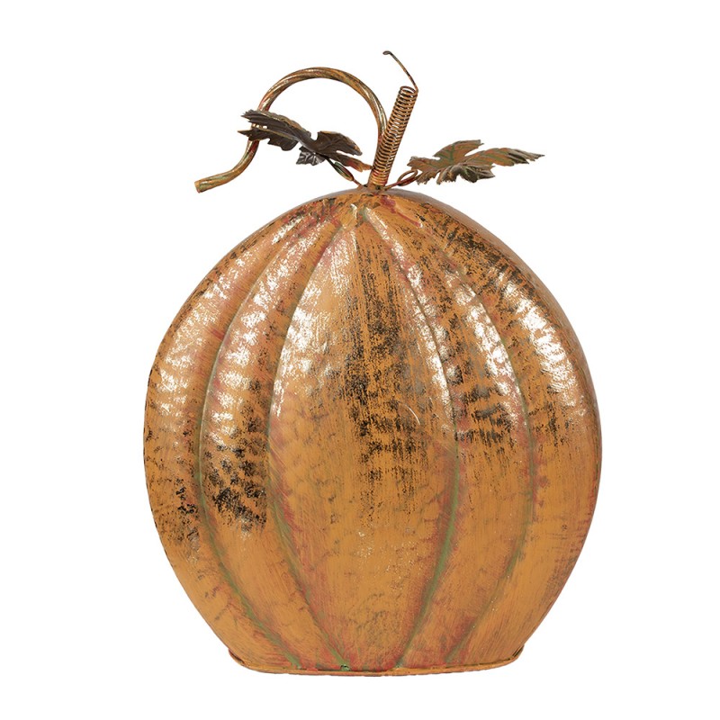 6Y5622 Decorazione Zucca 34x15x42 cm Arancione Ferro