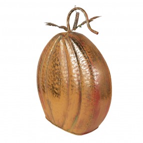 26Y5622 Decorazione Zucca 34x15x42 cm Arancione Ferro