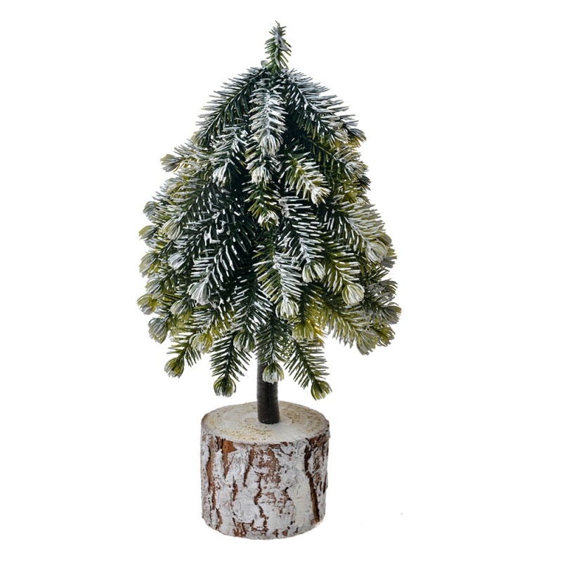 65573 Décoration de Noël Sapin de Noël 11x11x25 cm Vert Plastique