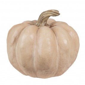 26PR4372 Decoration Pumpkin Ø 14x12 cm Beige Plastic