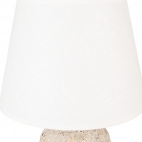 26LMC0085 Lampada da tavolo Ø 35x74 cm Beige Terracotta Lampada da scrivania