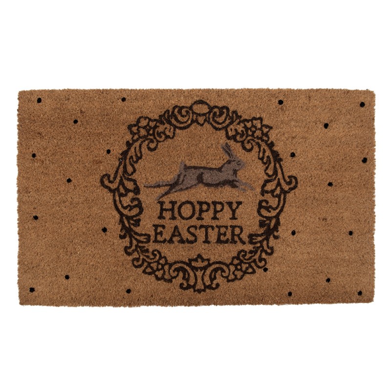 RFLMC Door Mat 75x45 cm Brown PVS Coconut Fiber Rabbit Coconut Mat