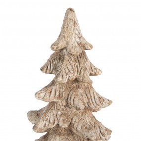 26PR4161 Décoration de Noël Sapin de Noël 39 cm Marron Plastique