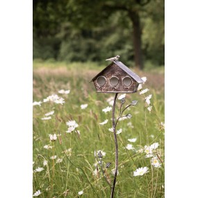 25Y0641 Garden Stake 22x10x133 cm Brown Iron Garden Stick