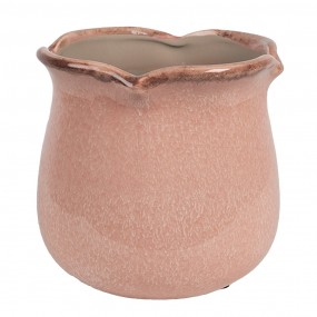 26CE1714P Indoor Planter Ø 16x15 cm Pink Ceramic Flower Pot