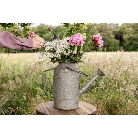 26Y4872 Decorative Watering Can 42x17x42 cm Grey Green Metal Home Accessories