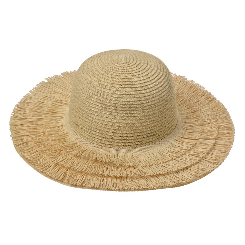 JZHA0102BE Cappello Beige Paglia di carta Cappello da sole