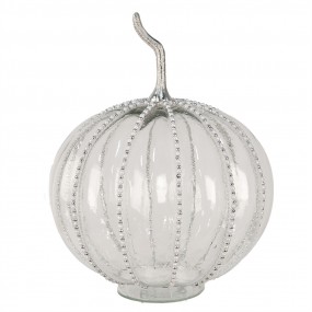 26GL4544XL Decoration Pumpkin Ø 25x33 cm Transparent Glass