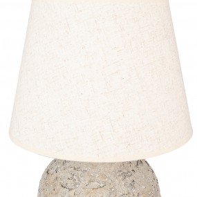 26LMC0088 Lampada da tavolo Ø 35x68 cm Grigio Terracotta Lampada da scrivania