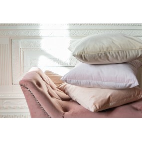 2KTU021.001BE Cushion Cover 45x45 cm Beige Polyester Pillow Cover