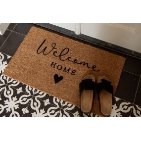 2MC253 Door Mat 75x45 cm Brown PVS Coconut Fiber Coconut Mat