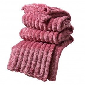 2KT060.157 Throw Blanket 180x200 cm Pink Polyester Blanket