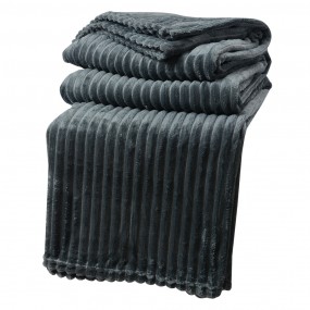 2KT060.158G Throw Blanket 180x200 cm Grey Polyester Blanket