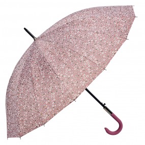 2JZUM0075P Parapluie pour adultes 60 cm Rose Synthétique Fleurs Parapluie