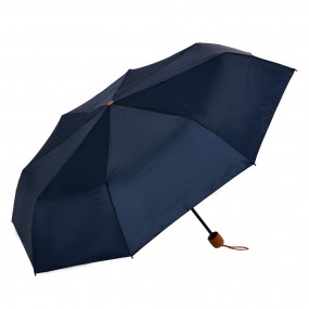 2JZUM0076BL Faltbarer Regenschirm 56 cm Blau Synthetisch Regenschirm