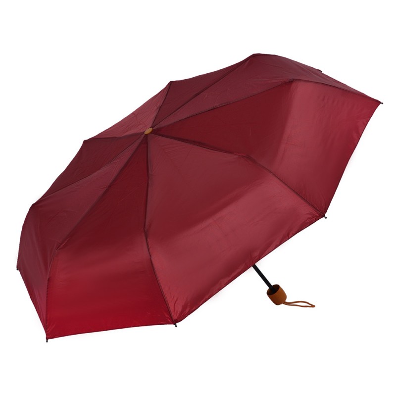 JZUM0076R Faltbarer Regenschirm 56 cm Rot Synthetisch Regenschirm