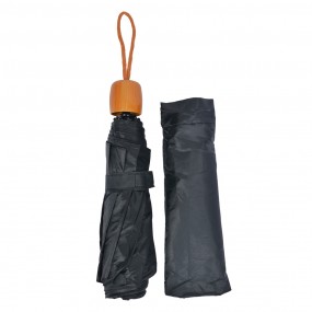 2JZUM0077 Paraplu Pliable 56 cm Noir Synthétique Parapluie