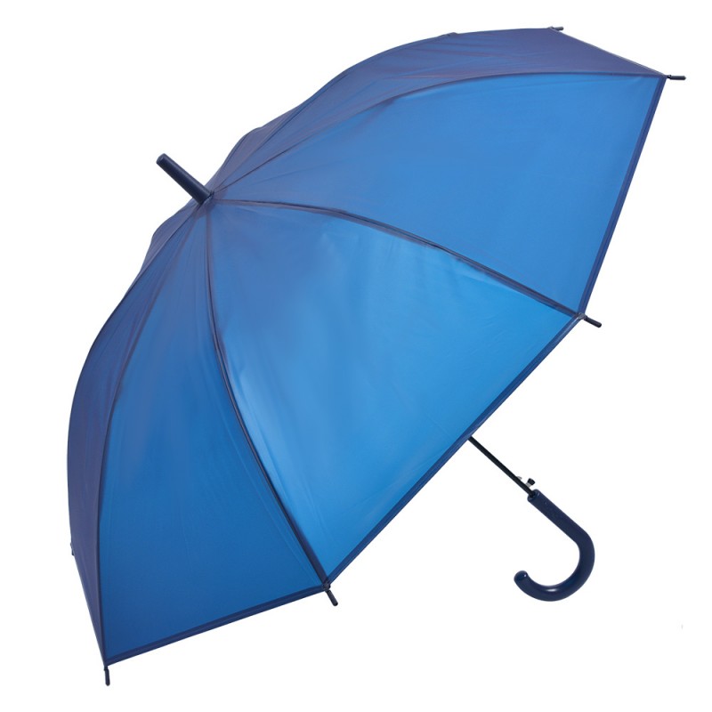 JZUM0078BL Parapluie pour adultes 80 cm Bleu Synthétique Parapluie