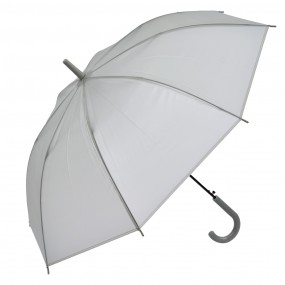 2JZUM0078G Adult Umbrella 80 cm Grey Synthetic Umbrella