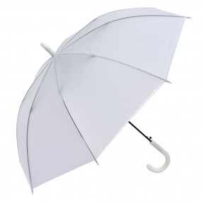 2JZUM0078W Parapluie pour adultes 80 cm Blanc Synthétique Parapluie