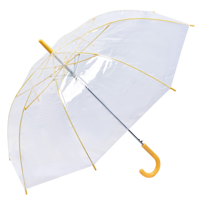 JZUM0080Y Parapluie pour adultes 82 cm Transparent Plastique Parapluie