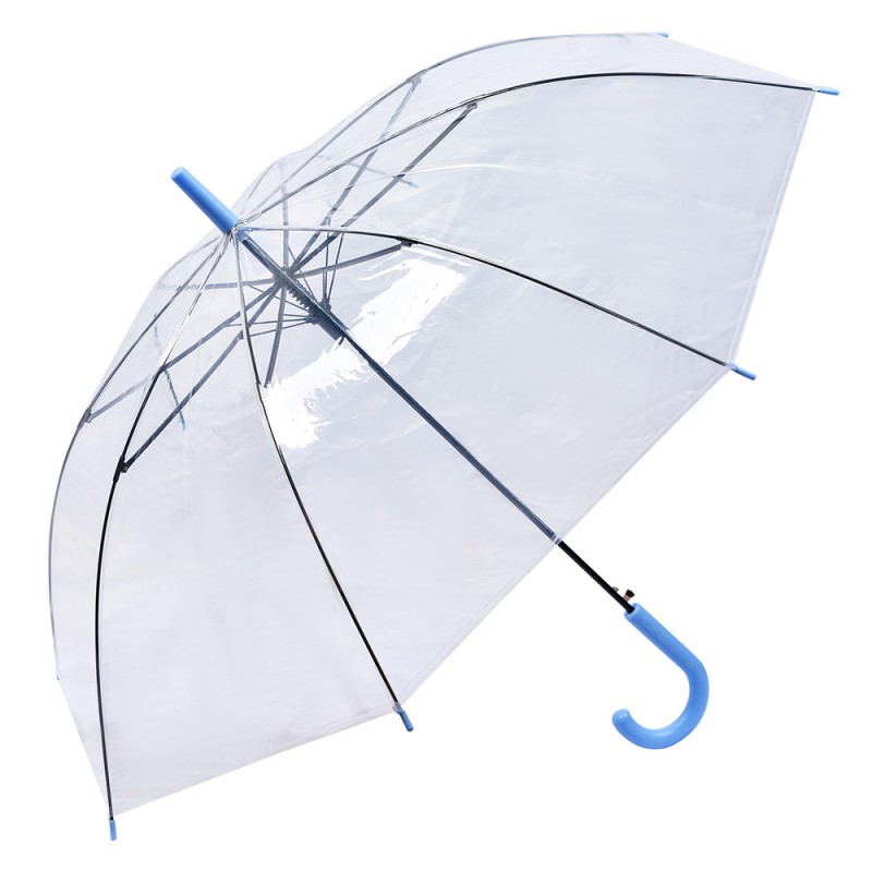 JZUM0079PA Parapluie pour adultes 80 cm Transparent Plastique Paraplu transparent